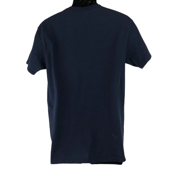 Xavier University T Shirt Mens Size Medium Navy Blue Short Sleeve Musketeers - Picture 2 of 5